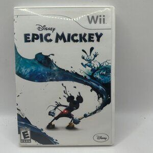 Disney Epic Mickey For Wii Console Action Adventure Game Preowned